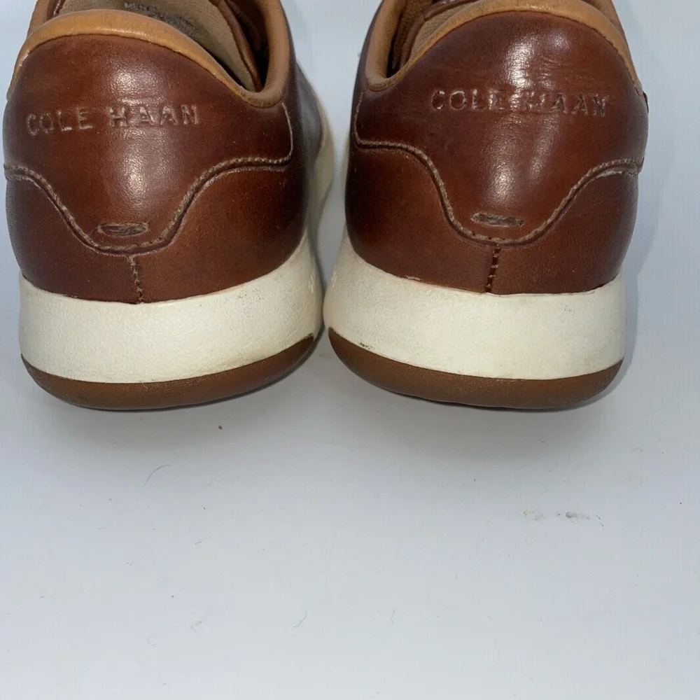 Cole‎ Haan GrandPro Shoes Men's Size 10.5 M Brown Leather Sneakers (C22585)